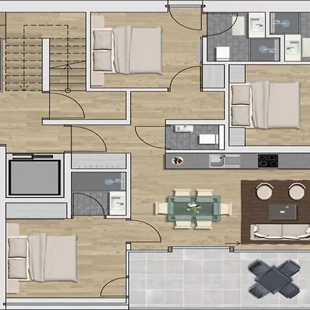 In Bramberg With Mountain Views Lägenhet