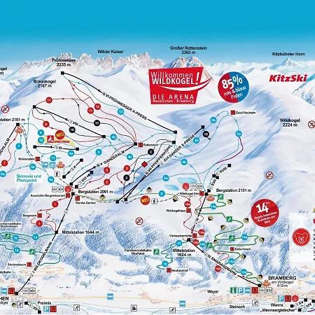 アパート In Bramberg With Mountain Views *